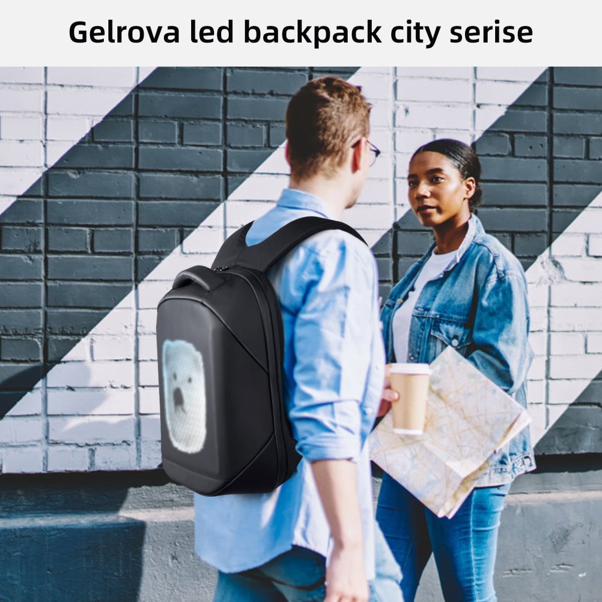 Gelrova LED Backpack - City Serise Backpack - 17 inch